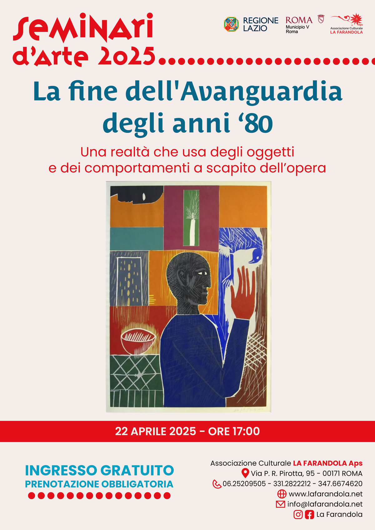 Seminario aprile 2025 - La fine dell'avanguardia degli anni '80