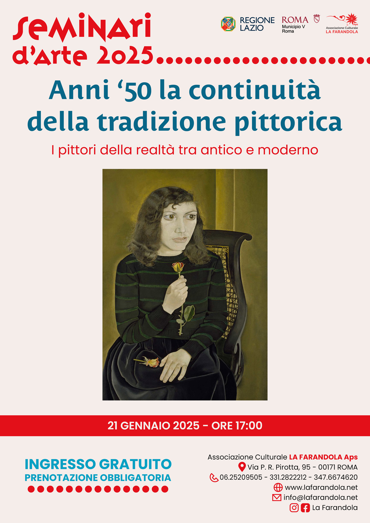 Seminario gennaio 2025 - Anni '50 la continuità della tradizione pittorica